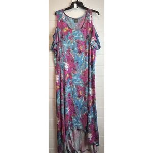 Women's Kate &‎ Mallory Hi Low Cold Shoulder Dress Sz 3X